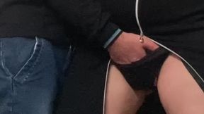 Uff!!! Some Stranger Dirty Fingers Rubbed My Pussy in German Subway