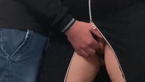 Uff!!! Some Stranger Dirty Fingers Rubbed My Pussy in German Subway