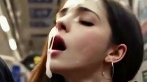 Perv ai generated couple only turns on in public. This time they also fuck on subway