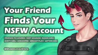My Doll Hottest Buddy Found my NSFW Account and Is Nosey, We Tear up Firm At the End -- Devilish D3vil -- Roleplay Audio