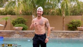 Muscular Travis Castro Jacks Off Intensely - GAY XxX
