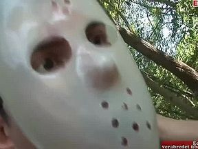 Outdoor Anal Sex With A Flat Chest Skinny Brunette Slut