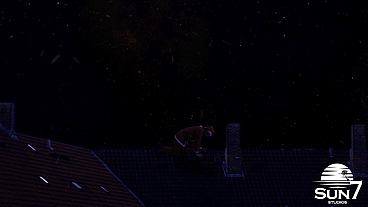 Fucking the hot blonde that Santa Claus got as a gift, a fuck on this beautiful Christmas night - Frotinha and Lary Lacerda