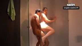 Your hot stepmom and her tatted stepson share a shower in a super penetrating red-hot gonzo porn scene.