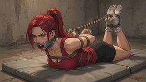 Bondage Stories #81: Crimson Ponytail Extreme Hogtie Confession