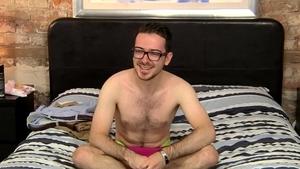 BlakeMason.com - British Sam Ford stroking in the bed