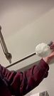 Fag licks toilet like trash slut it is