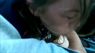 Car Park Blow Job Cum Swallow Gargle