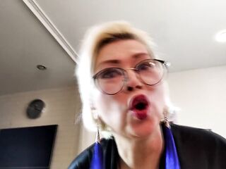 The charm of a aged cocksmoker wife, cum in her mouth & a sex tool in the enchanting vagina of an adult beauty .!. ))