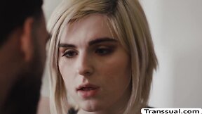 Stepdad fucks the booty of his ladyboy stepdaughter