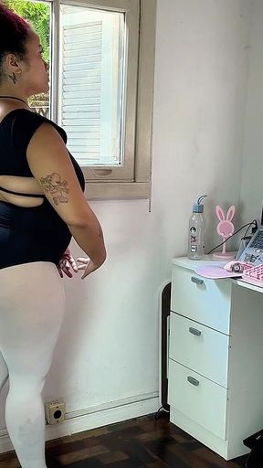 Chubby Ballerina Farts During Ballet Training