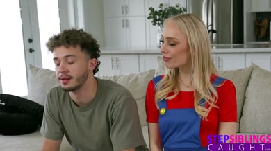 Princess Braylin Bailey takes her stepbrother's creampie in royal comfort