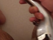 Shower Playtime w/ family home (FtM Masturbation)