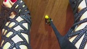 Giantess and her Lego man. Mistress hotwife Venus.