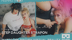 Mia Milf And Angel Rae Doll - Stepdaughter Strap On; Big Tits Bbw Taboo Amateur Lesbians