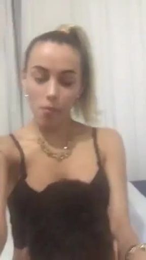 Blonde goddess cum in boy face
