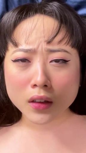 POV Asian Babe has Intense Beautiful Agony Orgasm -ASMR   Clip 1