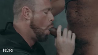 NOIR MALE - Michael Roman &amp; Osiris Blade Warm Up Each Other's Muscles Before The Gym With A Hot Fuck