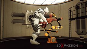 Extreme Sex in Restraints. Big Tits Beauty Likes to Be Fucked Hard