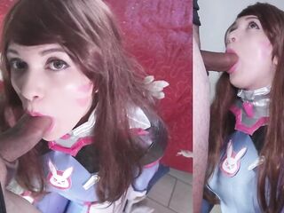 Brunette Babe get screwed hard - D.va (2) Fascinating Darling