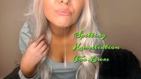 Spitting Humiliation for Losers
