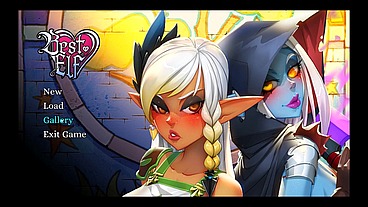Best Elf [ HENTAI game ] Ep.1 sexy competition of dark and tanned elf !