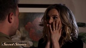 Milf (Mona Wales) seduces lover during exotic getaway