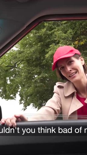 I offered this shy waitress more than just the tip - Public Agent   Clip 1