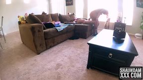 nerd girl shanice luv fucks geek shaundam to make a porno and put it on xvideos