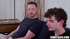 Stepdad’s Bulge Too Big, Stepson Can’t Resist