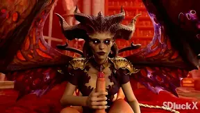 Solani's Seductive 3D Anime Adventures Continue With Intense Cocksucking Orgasms