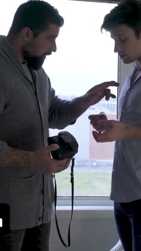 DadCreep - Fit And Sexy Twink Stepson Poses For His Big Hairy Stepdaddy For A Lustful Photoshoot   Clip 1