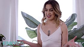 Chanel Camryn gets a massive dick in her tight pussy on her birthday