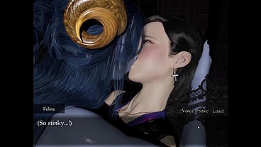 Resonance [ FUTANARI HENTAI Game PornPlay ] Ep.6 this fetishist filthy demon farted on my face during the fight
