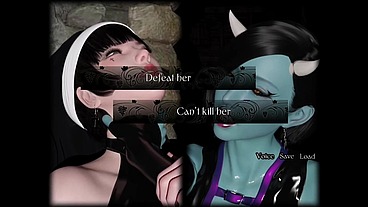 Resonance [ FUTANARI HENTAI Game PornPlay ] Ep.6 this fetishist filthy demon farted on my face during the fight