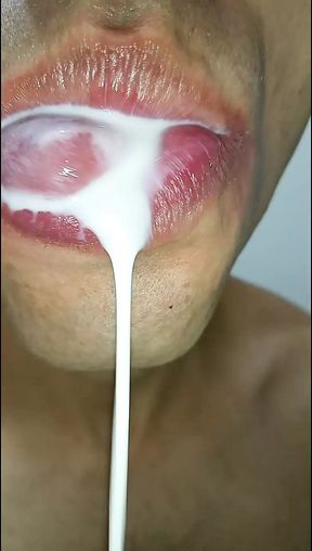 I LOVE CUM IN MY MOUTH, TONGUE LONG TONGUE, KISS, SIX PACK, FITNESS GYM, SUBMISSIVE, WOMEN&#039;S LINGERIE