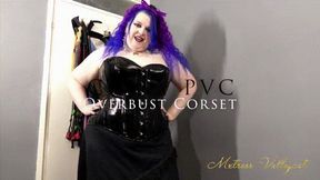Curvy PVC Overbust Corset (wmv)
