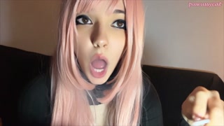 Cute Egirl Smoking slim cigarette (full vid on my 0nlyfans/ManyVids)