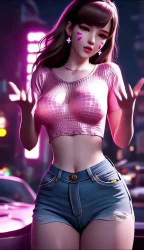 D.Va  Dreamy Dance (CHUNG HA - Roller Coaster) OW  3D Dance