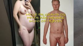 Danish vintage Amateur couple - pregnant wire and her husband