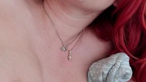 Redhead MILF Wicky deep throats and receives creampied by stepson