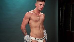 Rod's Room: Intense Muscles and Dark Hair Excitement