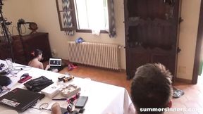 Unimaginable Blanche and Amirah's pussy licking video