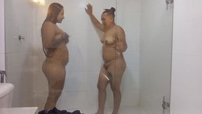 A delicious shower accompanied by the most slut in the neighborhood