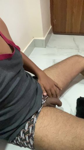 Walking on the floor, looking for a mature man.