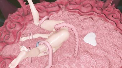 Farrah Reed's Futa Body Fucked Raw by Tentacle Monster on Costa Del Sol
