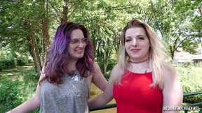 deuxieme video jacquie et michel !! une interview entre filles puis un mec ...