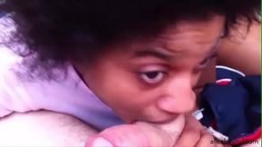 Slutty Girlfriend Sucks Cock