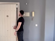 Giant vore babysitter shrink & swallows Silas