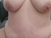 Titdrop and Masturbating big natural Boobs& pussy